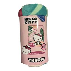 hello kitty throw blanket 