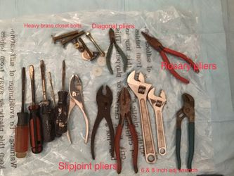 Screwdrivers, Wrenches & Pliers