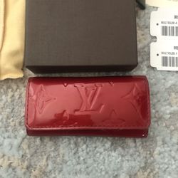 Authentic Louis Vuitton Red Keyholder