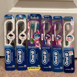 Oral B soft toothbrushes: $2 each (medium are sold)