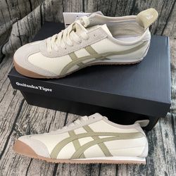 Onitsuka Tiger Mexico 66 Leather Sneakers Grey Brown
