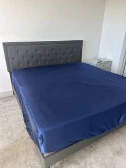King Size Bed With Memory Foam Mattress