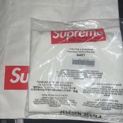 Supreme Cross Box Logo Tee White