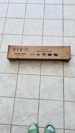 Brand New VIVO Black TV Stand (13"–42") – STAND-TV07