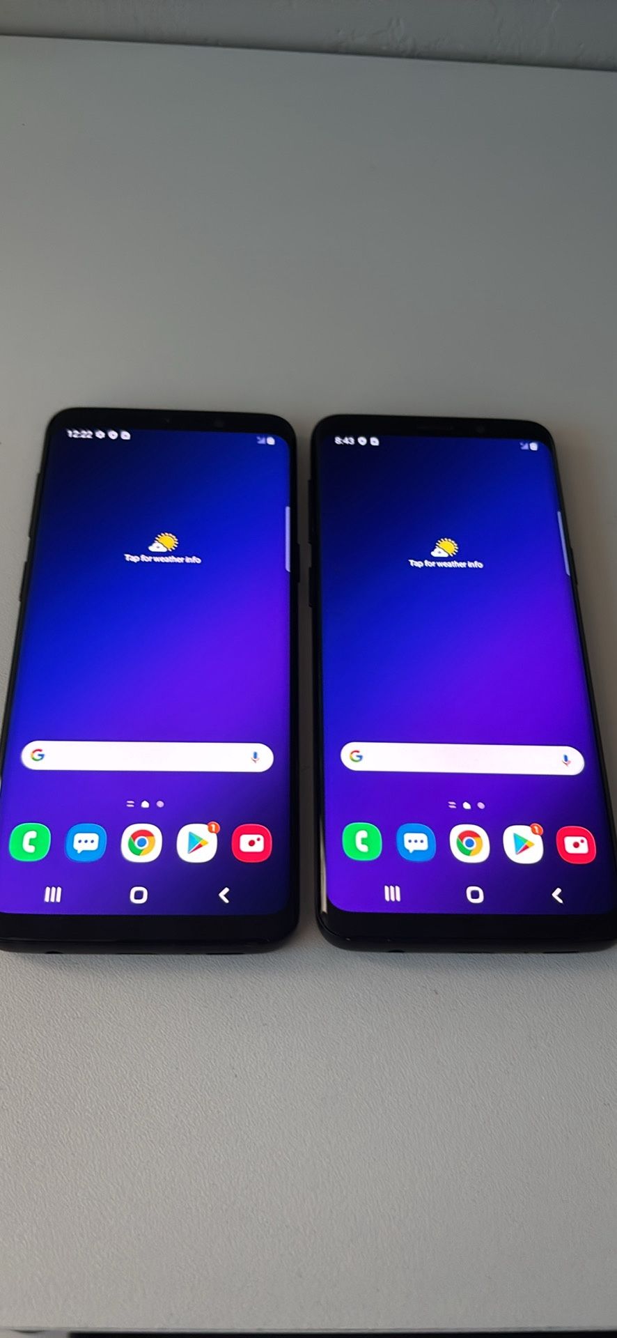 Samsung Galaxy S9. Like New And Unlocked! Both 250!