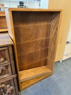 Oak Wood bookcase (in store)