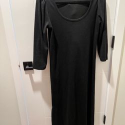Black Knitted Dress