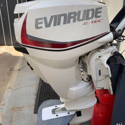 2014 Evinrude  ETEC 25hp Tiller   