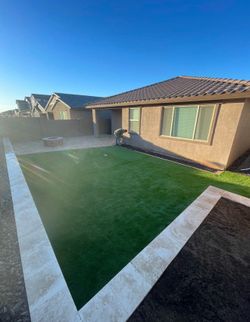 Pavers and turf