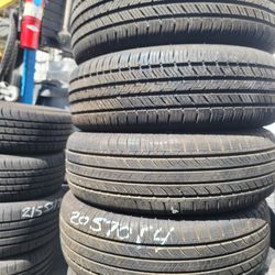 Vendo 4 Llantas Usadas 205 70 14 Par Y Par