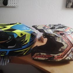 2 Brand New Atv/Moto Helmets. Size XL