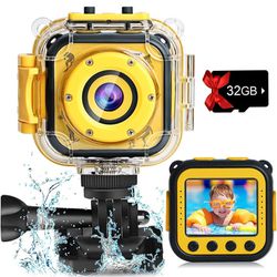 PROGRACE Kids Camera Waterproof Toy