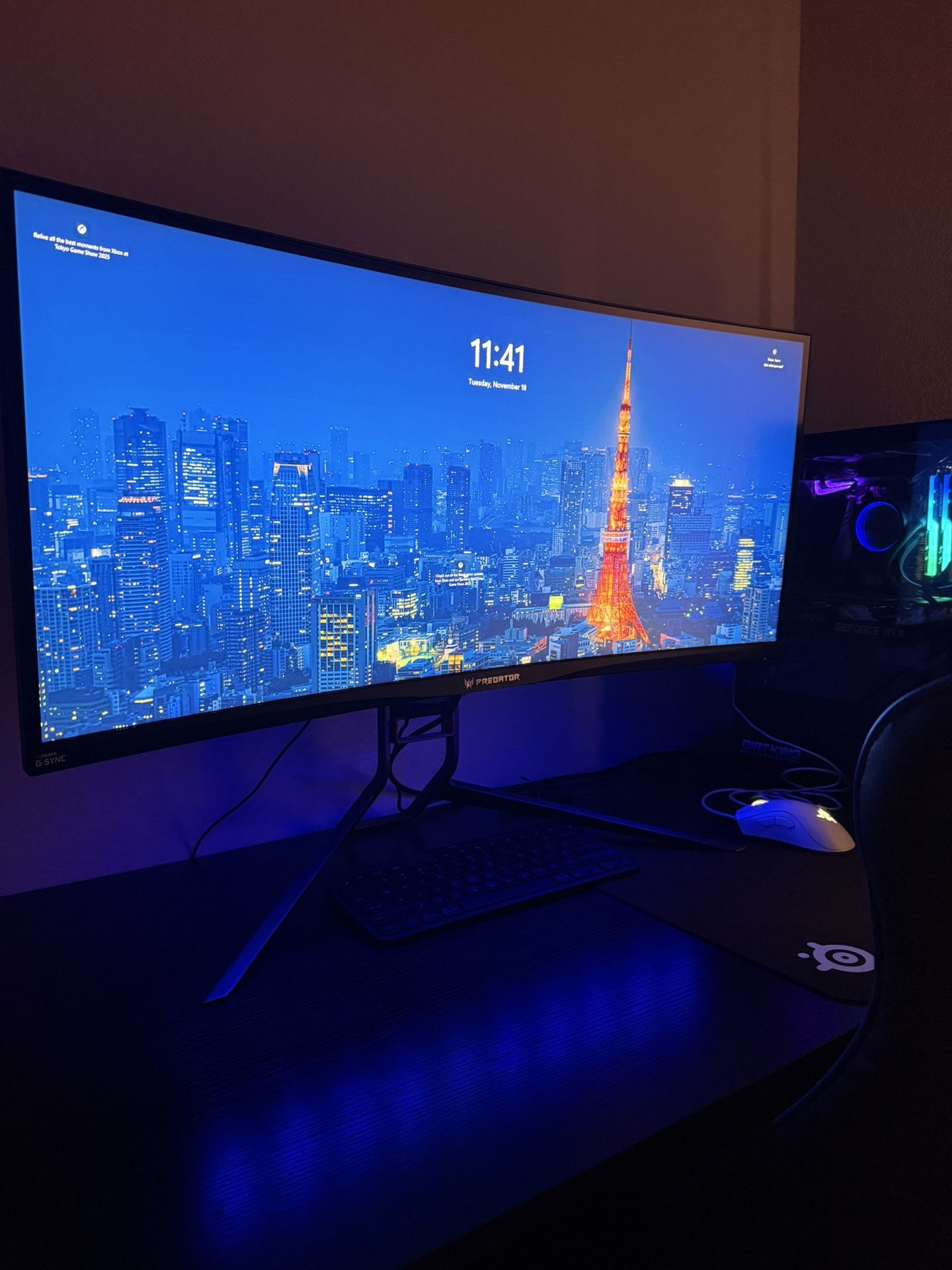 Acer Predator X34 Ultra Wide Curved Monitor