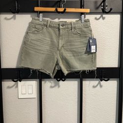 New With Tags Universal Thread Olive Green Denim Shorts Size 8/Size 29