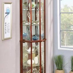 **SALE** Curios Cabinet With Mirrored Back Panels! Lowest Prices Ever!