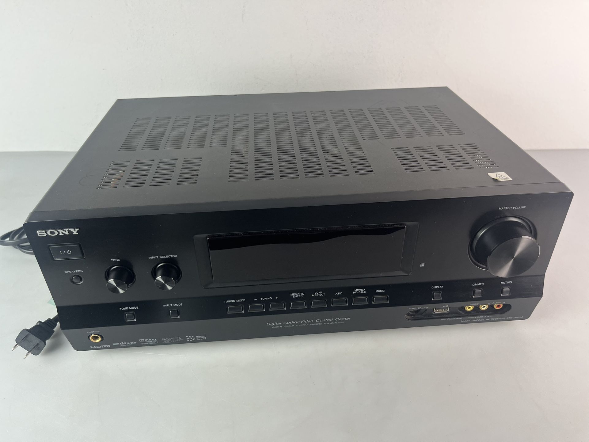 Sony STR-DH720 7.1 Channel Surround Sound Audio Video Receiver *NO REMOTE*