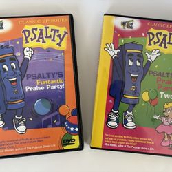 Psalty’s Funtastic Praise Party! + Praise Party 2 DVD’s