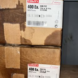 Hilti Anchors 3/8” 