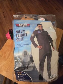 TOP GUN NAVY FLIGHT  SUIT$40obo