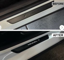 Tesla Model Y LED Door Sills - Black