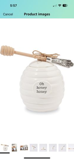 Mud Pie Honey Pot