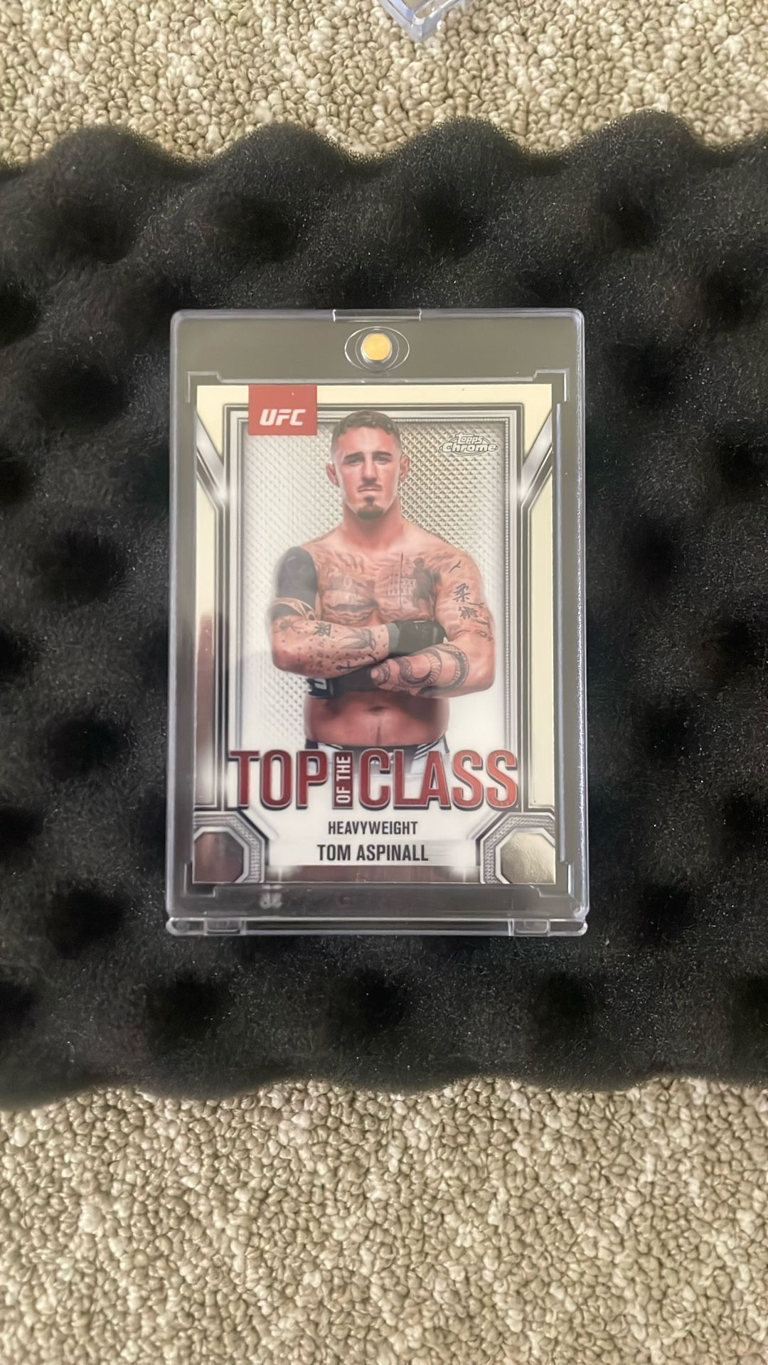 Tom Aspinall UFC Topps 2025 Top Of Class Card