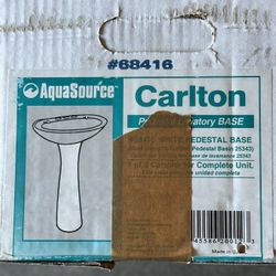 Aqua Source Pedestal Sink - brand new