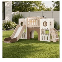 ARLOPU 9 in 1 Toddler Slide Set