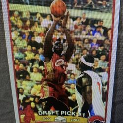 Topps 2003 Topps Crome Lebron James RC