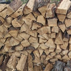 Firewood, Cut, Split, And Seasoned. Oak And Pecan