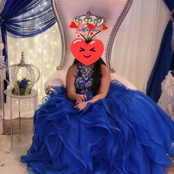 Royal Blue Quinceañera Dress 