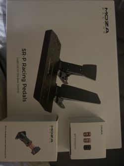 Sim Racing Pedals (Load-Cell Moza SR-P Racing Pedals)