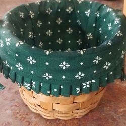 Longaberger Basket With Liner