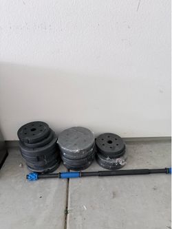 Adjustable Weights Dumbbells Set