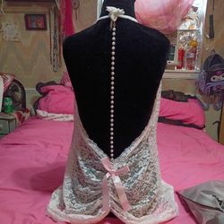 Pink And White Lingerie