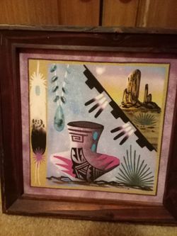 Sand Art Color Portrait 