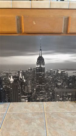 New York City Skyline wood Wall Art