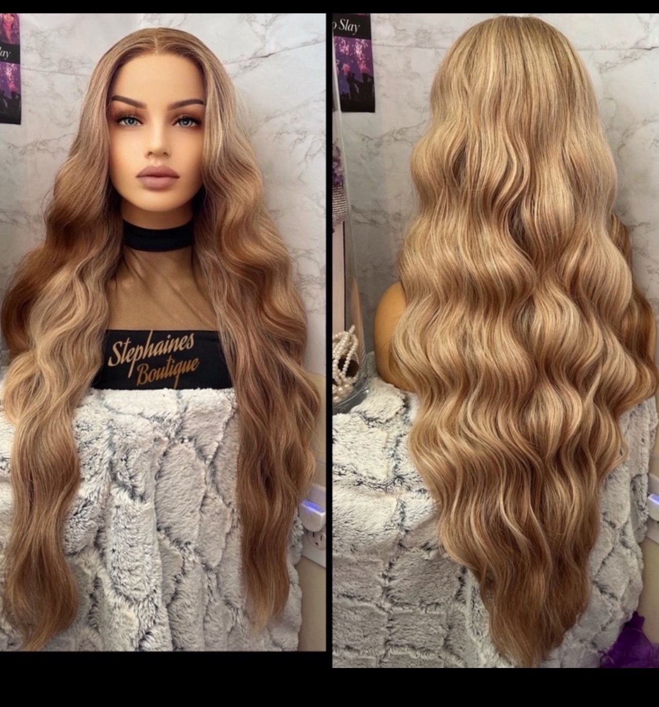 Human Hair Blended Lace Front Wig