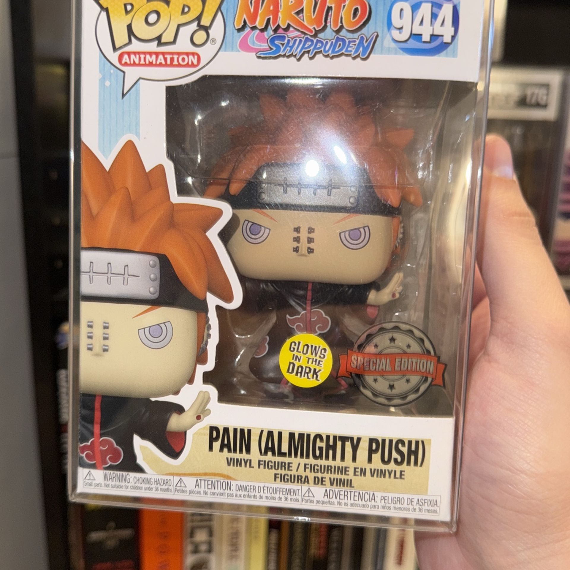 Funko Pop! Pain (Almighty Push) glow in the dark GITD # 944 Special Edition