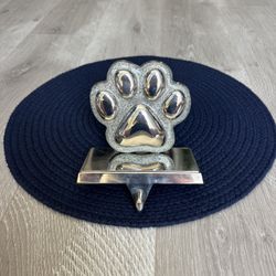 Silver Metal Pet Paw Print Stocking Holder from Kohl’s