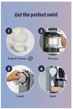 Ninja CREAMi Scoop & Swirl Soft Serve Ice Cream Machine