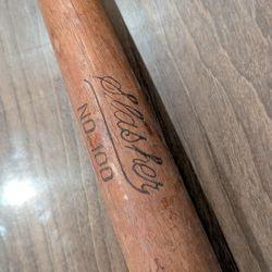 Vintage Slasher No 100 Soft Ball Bat Baseball Softball Wood Bat Wooden 