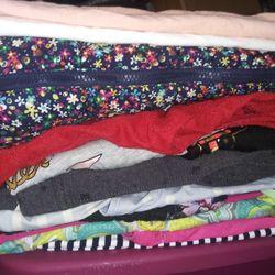 Girl's 5/6 Mixed Clothing 15 pc Lot Bargain Box Coat Pants Tops Swimsuit Pants

