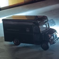 Miniature ups delivery van.