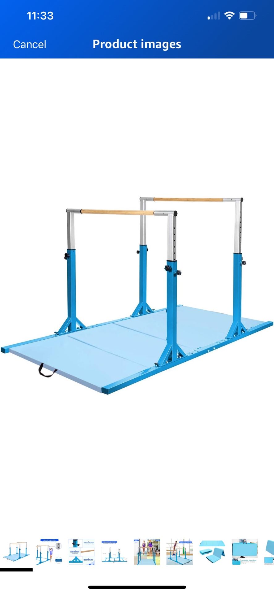 Costzon Double Horizontal Bars