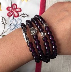 Agate bracelet, multiply colors, brand new! Can be also use as necklace as pic showed, very beautiful design!