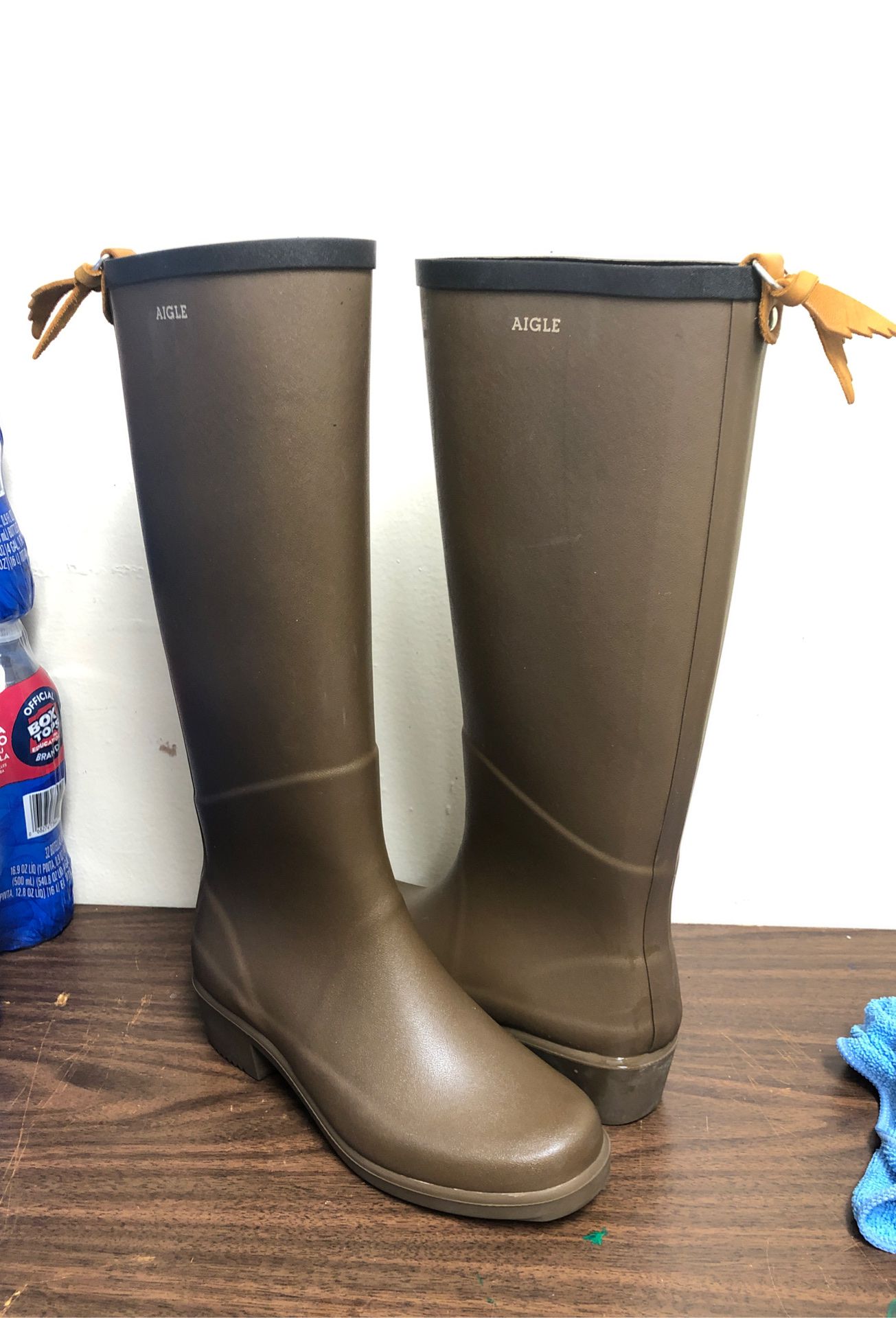 AIGLE rubber boots made in France size 6