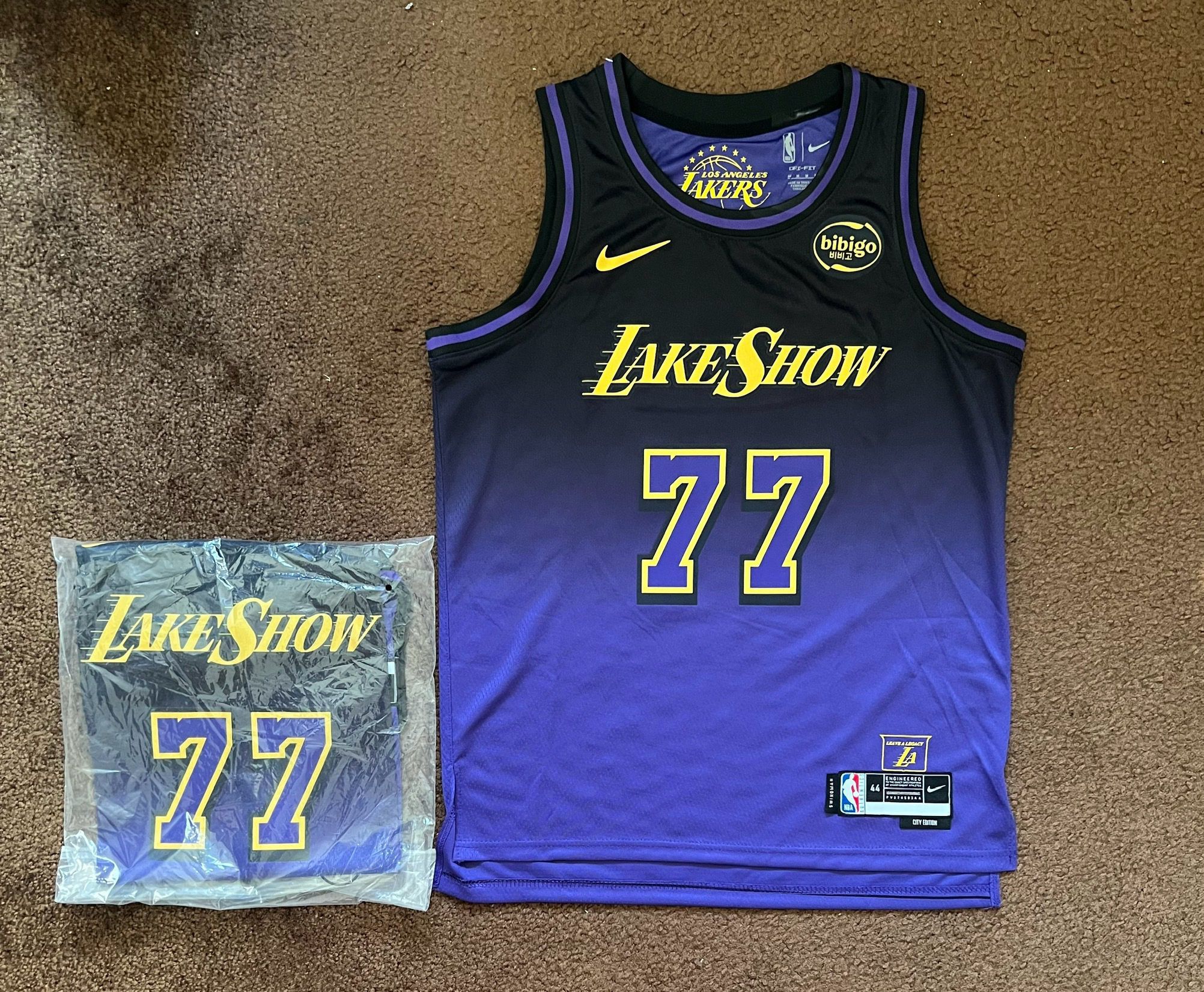 Luka Doncic Los Angeles Lakers City Edition Jersey (Men’s)