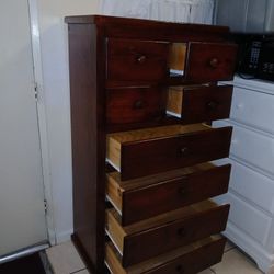 Tall Wooden Dreeser 59 Tall