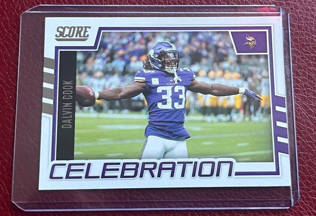 DALVIN COOK 2O22 SCORE CELEBRATION FOOTBALL #C-DC MINNESOTA VIKINGS